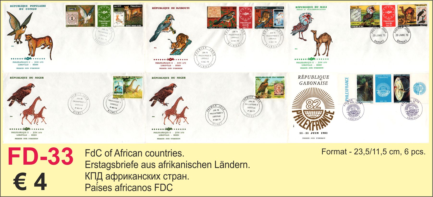 FDC Fauna African countries